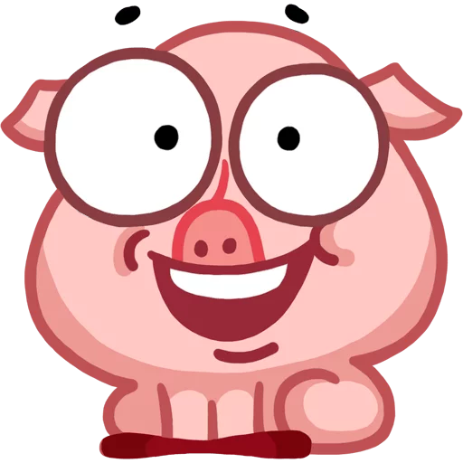 Стикер Telegram «Пак полный свинок» 