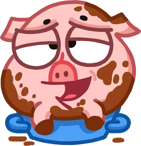 Telegram Sticker «Пак полный свинок» 