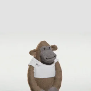 PG Tips monkey stiker 💪
