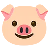 Эмодзи телеграм pig farm
