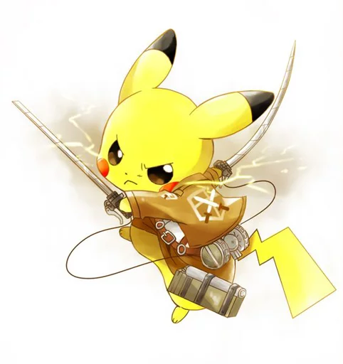Стикер Telegram «Pikachu» 😾