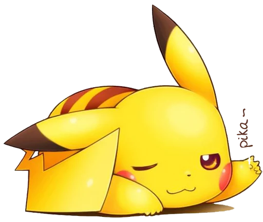 Telegram stiker «Pikachu» 💤