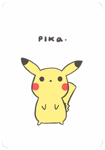 Pikachu stiker 😶