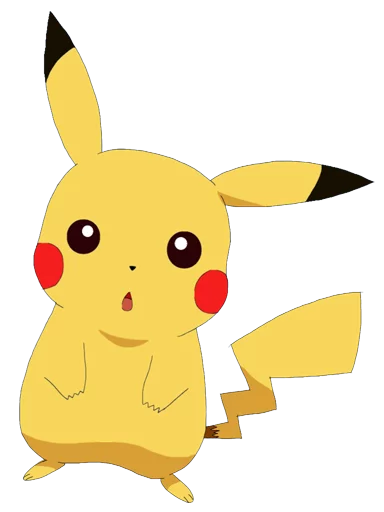 Pikachu emoji 😮