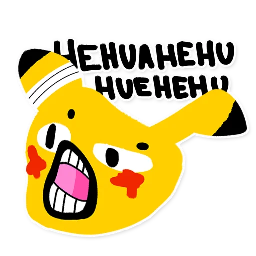 Эмодзи Pikachu loves Cookie 😂