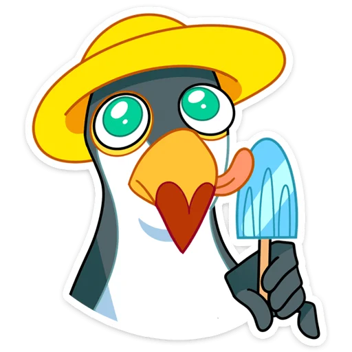 Telegram Sticker «Ананасик» 🍦