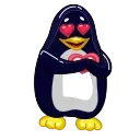Емодзі Pinguin Pin ❤️