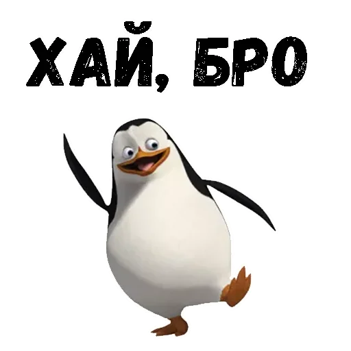 Пингвин из Мадагаскара emoji 😜
