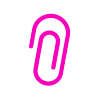 Розовый шрифт emoji 🧷