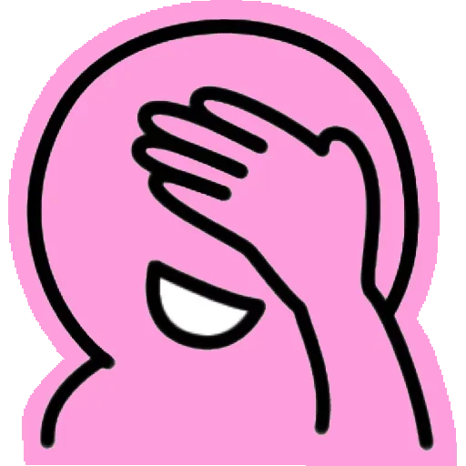 Pink Boy emoji 😣