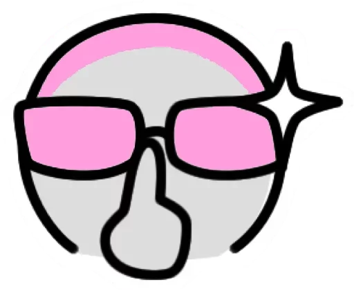Pink Boy  sticker 🙁