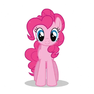 Pinki Pie Pony stiker ❄️