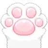 pink random  emoji 🐾