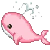 random pink telegram emoji emoji 🐳