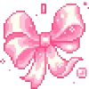 Емодзі random pink telegram emoji 🎀