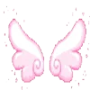Емодзі random pink telegram emoji 👼