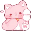 random pink telegram emoji emoji 😊