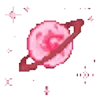 Емодзі random pink telegram emoji 🪐