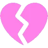 random pink telegram emoji emoji 💔
