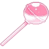 Емодзі random pink telegram emoji 🍭