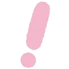 random pink telegram emoji emoji ❕