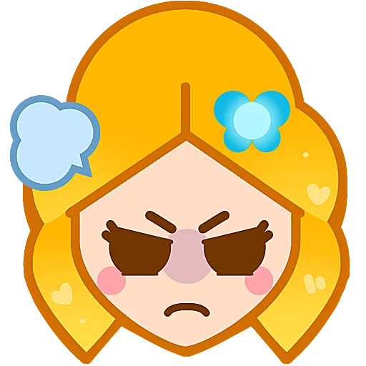 Piper BrawlStars emoji 😠