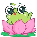 Pip frog stiker 👋