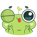 Pip frog stiker 😉