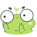 Pip frog  emoji 🖕