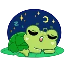 Pip frog  emoji 😴