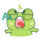 Pip frog stiker 😵