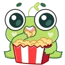 Pip frog  emoji 🍿