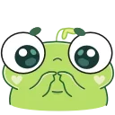 Стикер Pip frog  🥺