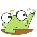 Pip frog  emoji 😑