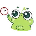 Pip frog  emoji ⏱