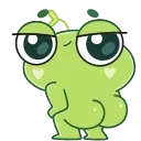 Pip frog stiker 🍑