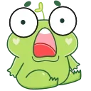 Pip frog stiker 😨