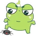 Pip frog  emoji 😠
