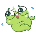 Эмодзи Pip frog  😂