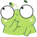 Pip frog stiker 🤔