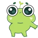 Pip frog stiker 🕺