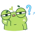 Pip frog  emoji 🤔
