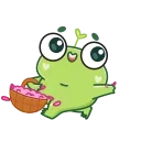 Pip frog stiker 💕