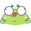 Pip frog  emoji 😝