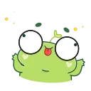 Pip frog stiker 🤪