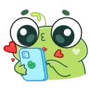 Pip frog stiker ❤️