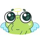 Pip frog  emoji 😇