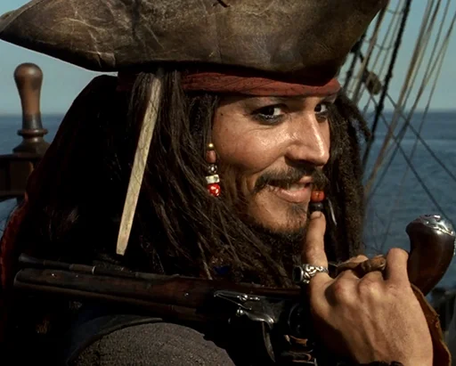 Стикер Telegram «Pirates of The Caribbean» 😉