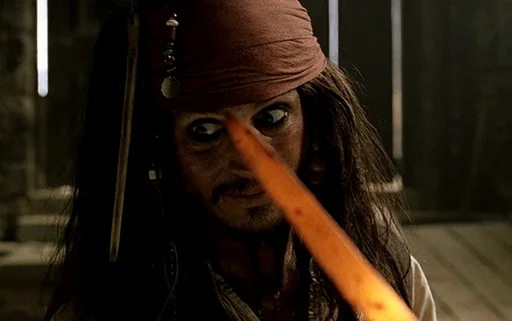 Pirates of The Caribbean stiker 😓
