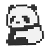 pixel cute emoji 🐼